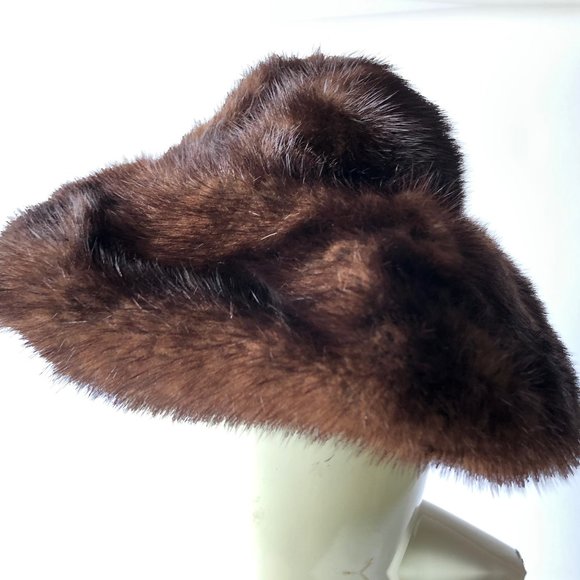 Mink Fur Vintage Hat by Emme NY from 40's